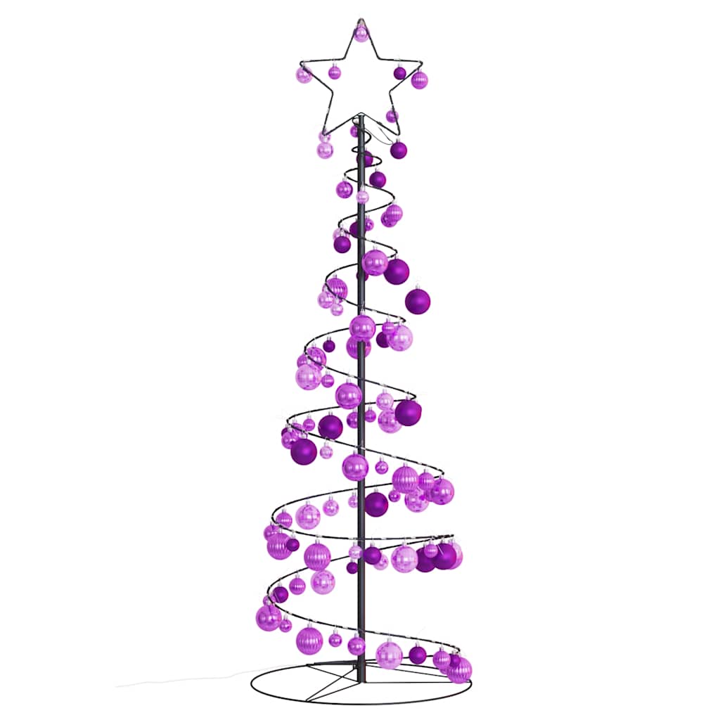 Led para árbol de navidad con bolas 100 led blanco cálido 150cm v8283 Vetonek