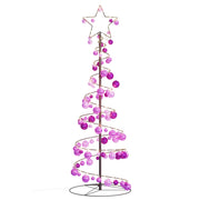 Led para árbol de navidad con bolas 100 led blanco cálido 150cm v8283 Vetonek