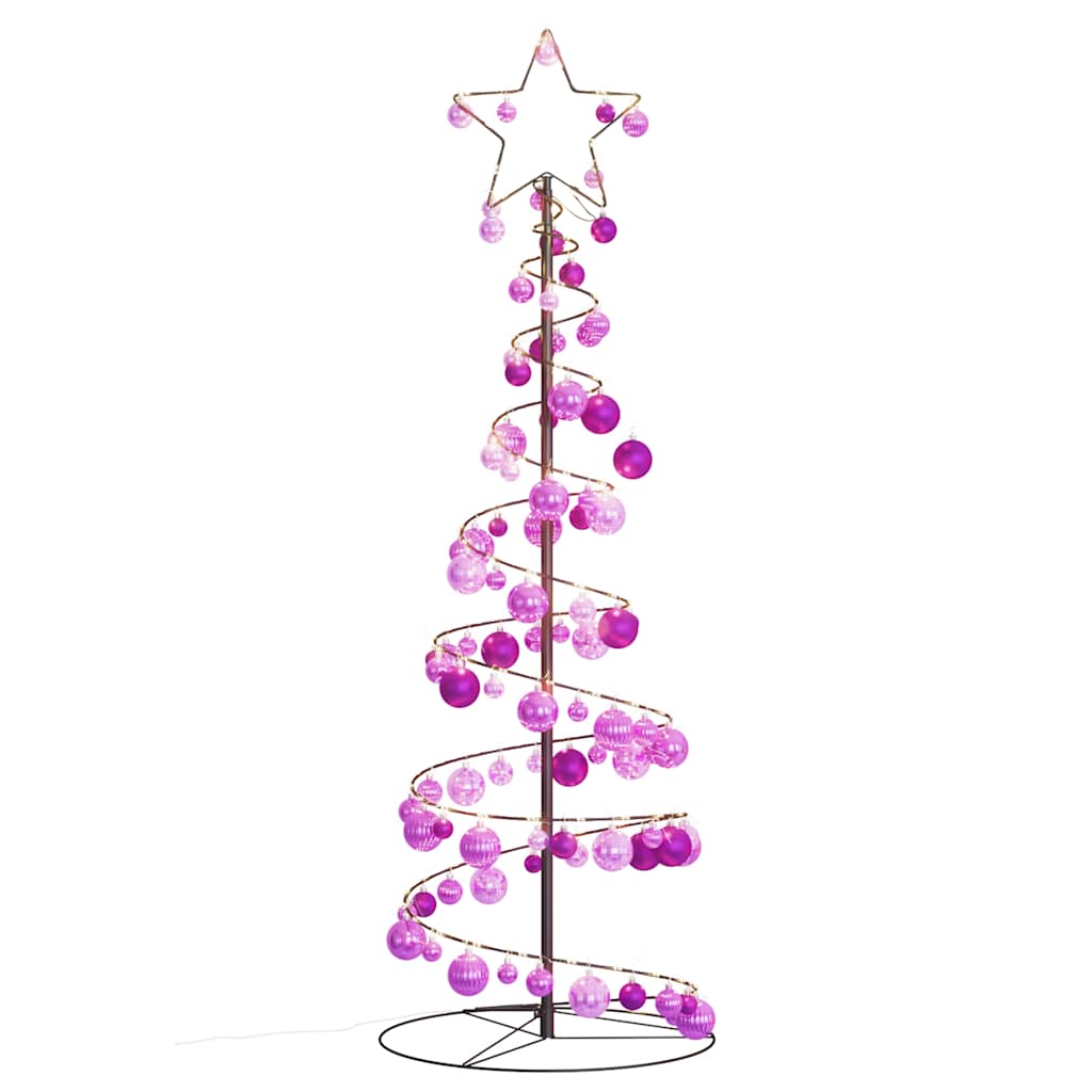 Led para árbol de navidad con bolas 100 led blanco cálido 150cm v8283 Vetonek