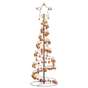 Led para árbol de navidad con bolas 100 led blanco cálido 150cm v8344 Vetonek