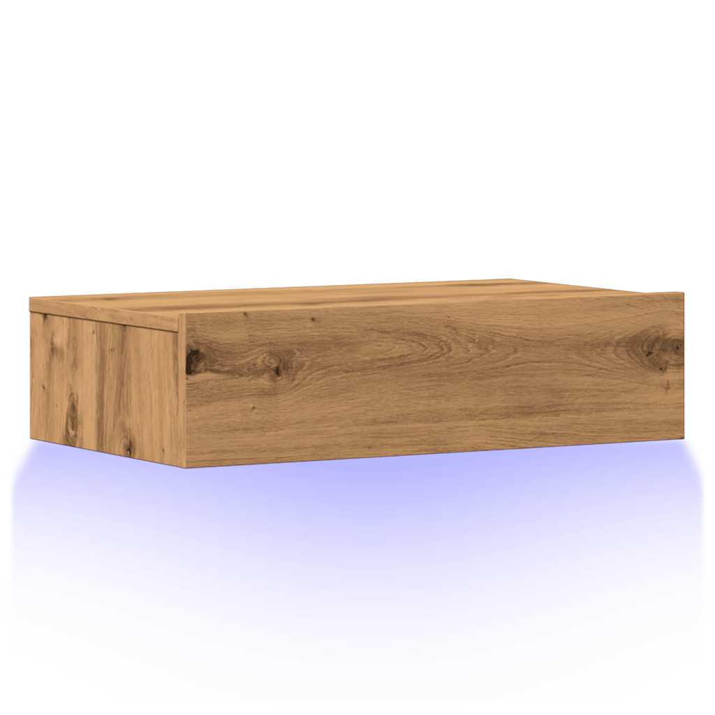 Fernsehschrank mit LED -LEDs Roble Artisan 60x35x15,5 cm