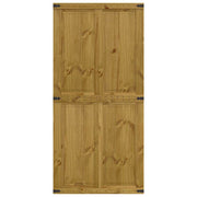 Puerta de granero madera maciza pino, diseño rústico para uso interior - Vetonek