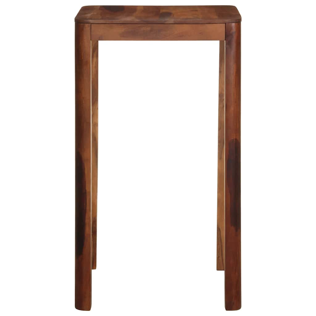 Sound wooden table of acacia 60x60x107 cm