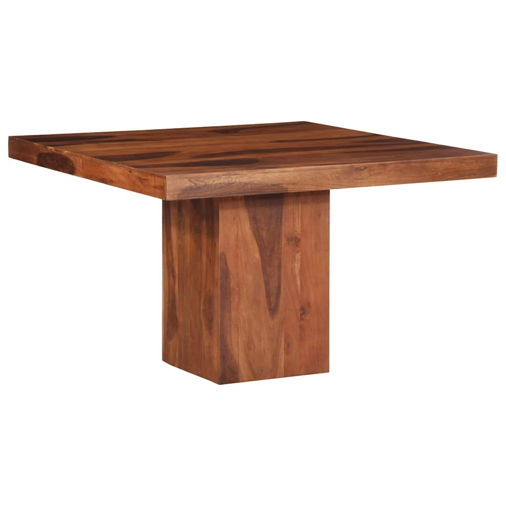 Vetonek Mesa de comedor madera maciza de acacia 120x120x77 cm