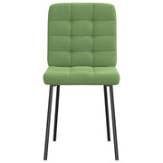 Sillas de comedor 6 unidades terciopelo verde claro V8984 Vetonek
