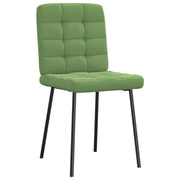 Sillas de comedor 6 unidades terciopelo verde claro V8984 Vetonek