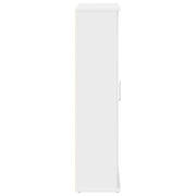 Mueble de baño con portarrollos blanco 39x22x90 cm - Vetonek