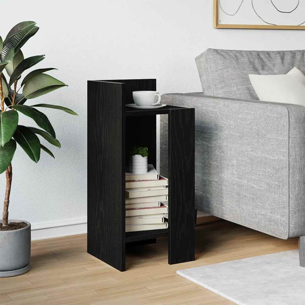 Auxiliary table with black shelf 25.5x27x60 cm