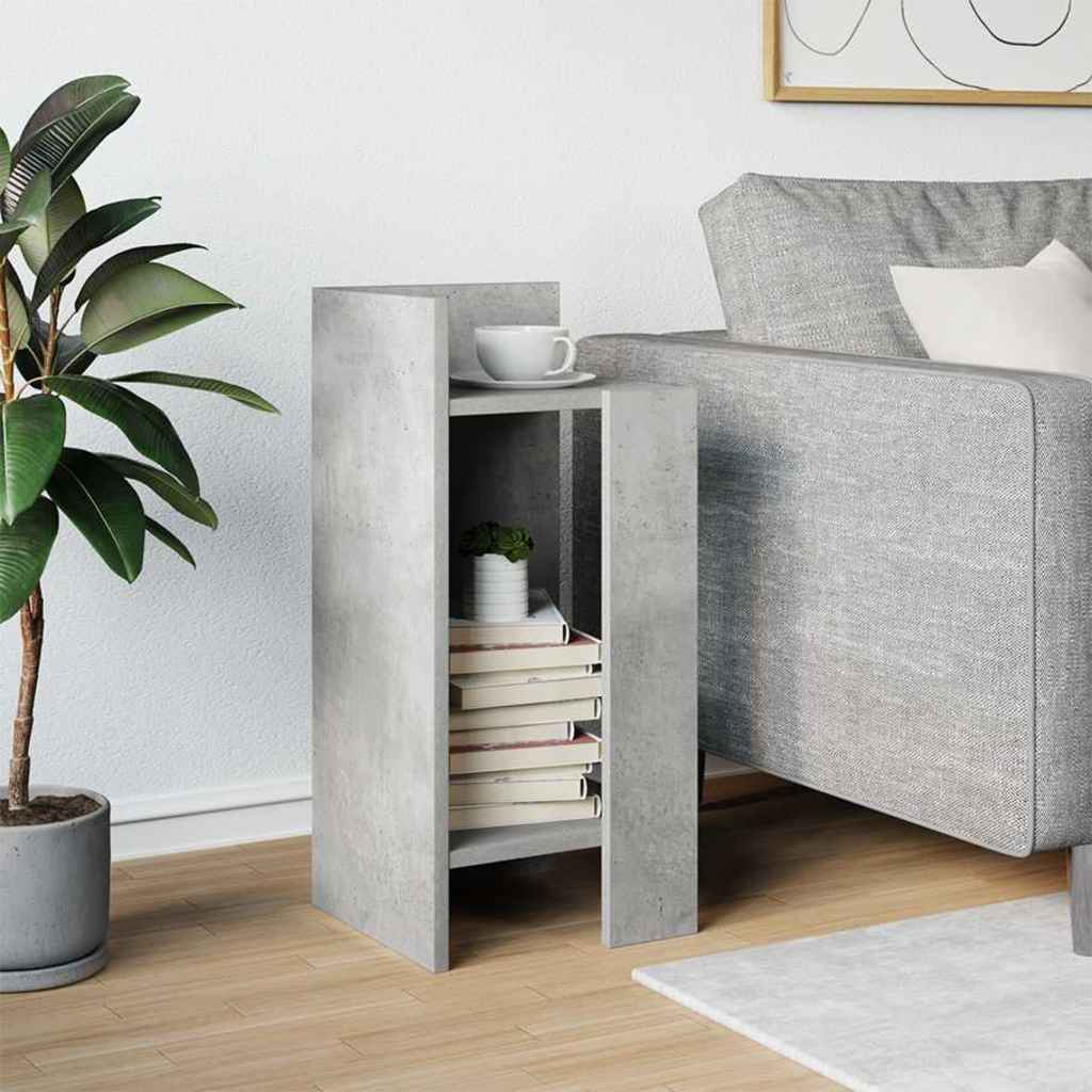 Auxiliary table with gray shelf 25.5x27x60 cm