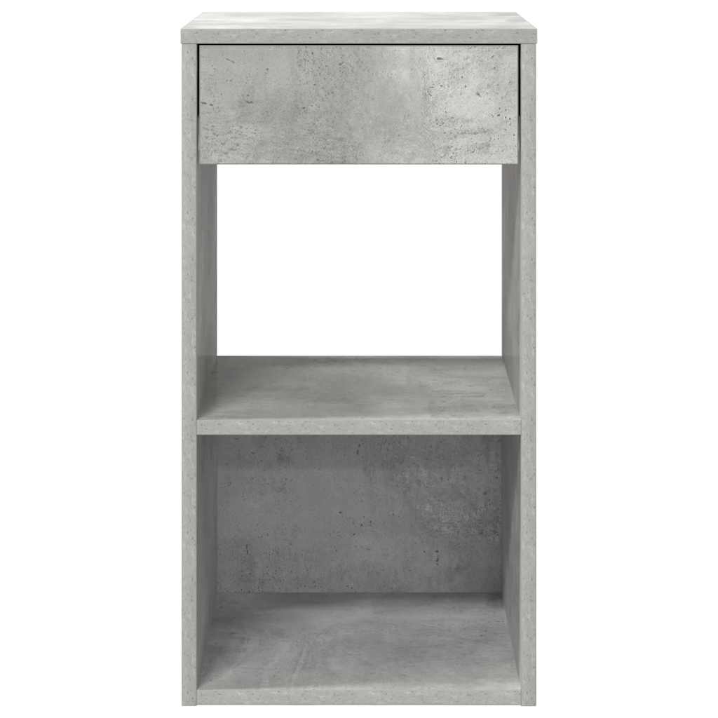 Night bedside tables 2 UDS Gray concrete 35x34x66.5 cm v20