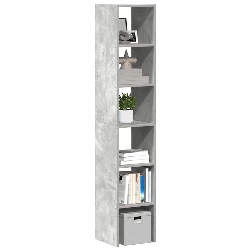 Vetonek Librerías 2 uds madera contrachapada apilable gris hormigón