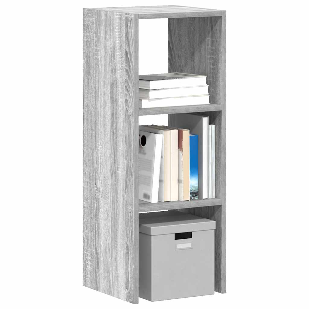 Vetonek Librería apilable madera contrachapada sonoma gris 30x30x80 cm