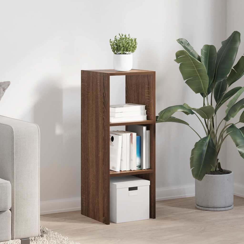 Apileable library plywoods plywood Brown oak 30x30x80 cm