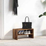 Zapatero apilable madera vieja 60x30x30,5 cm V7504 Vetonek