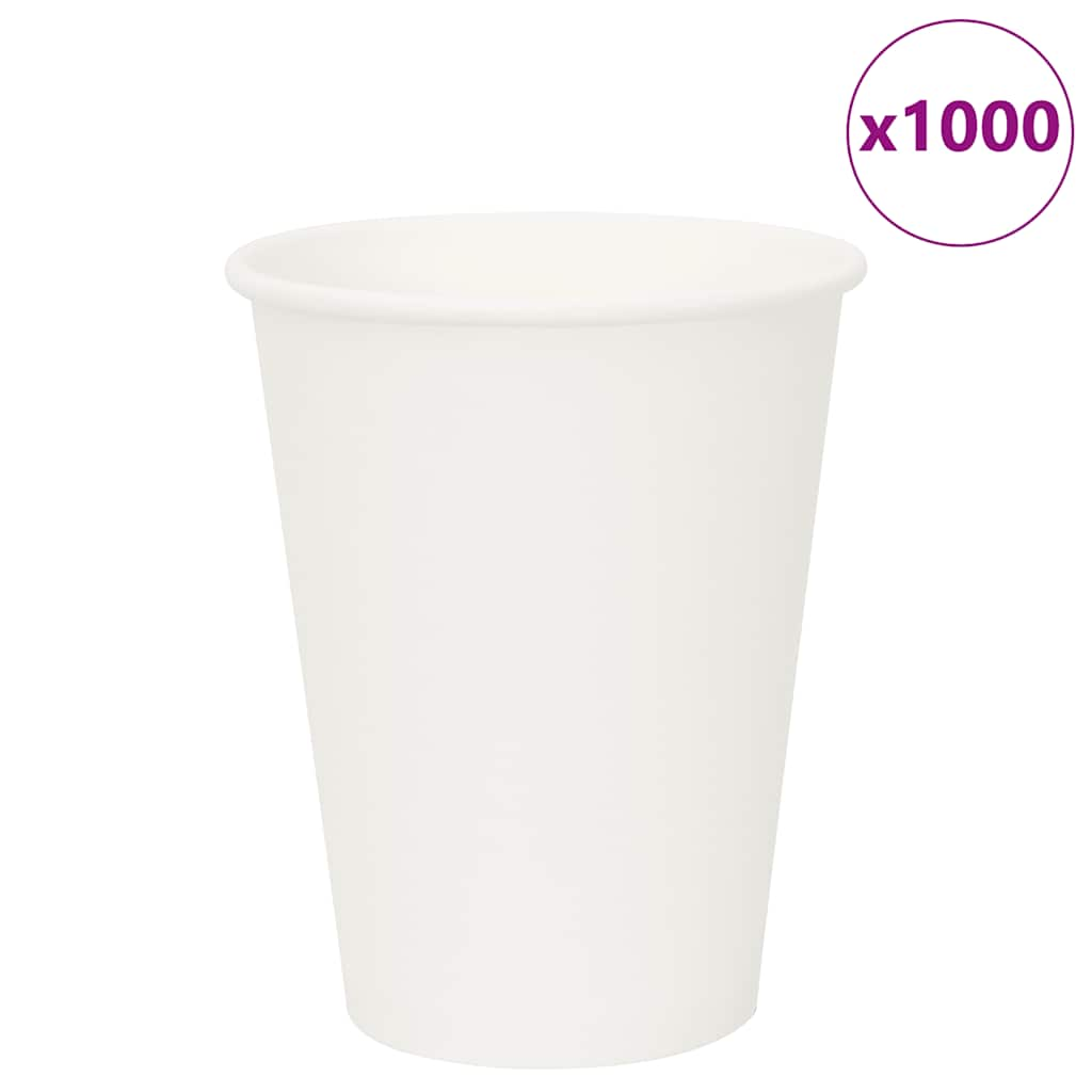 Vetonek Tazas de café de papel 1000 uds 12oz 300ml blanco