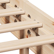 Estructura de cama sin colchón madera maciza de pino 90x190 cm V0293 Vetonek