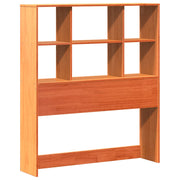 Estructura de cama sin colchón madera maciza marrón 90x190 cm v0316 - Vetonek