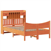 Estructura de cama sin colchón madera maciza marrón 120x190 cm - Vetonek
