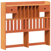 Estructura de cama sin colchón madera maciza marrón 120x190 cm - Vetonek