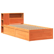 Estructura de cama sin colchón madera maciza marrón 90x190 cm - Vetonek