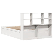 Estructura de cama sin colchón madera maciza blanca 120x190 cm V2617 Vetonek
