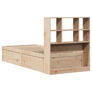 Estructura de cama sin colchón madera maciza de pino 90x190 cm V2631 Vetonek