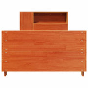 Estructura de cama sin colchón madera maciza marrón 90x190 cm v4604 - Vetonek