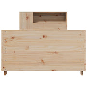 Estructura de cama sin colchón madera maciza pino 75x190 cm v4611 - Vetonek