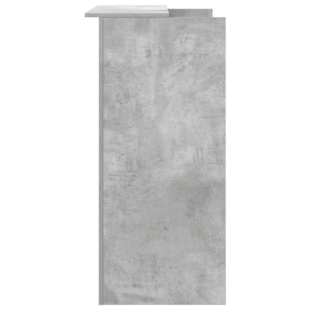 Banque d'accueil gris béton 100x50x103,5 cm V9340 Vetonek