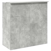 Banque d'accueil gris béton 100x50x103,5 cm V9340 Vetonek
