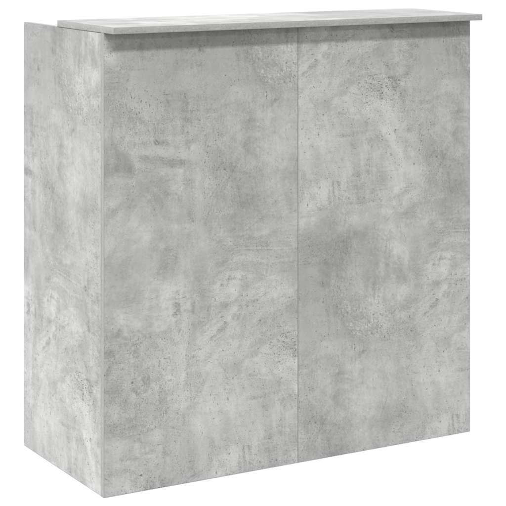 Banque d'accueil gris béton 100x50x103,5 cm V9340 Vetonek