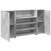 Banque d'accueil gris béton 180x50x103,5 cm V9432 Vetonek