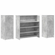 Banque d'accueil gris béton 180x50x103,5 cm V9432 Vetonek
