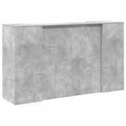 Banque d'accueil gris béton 180x50x103,5 cm V9432 Vetonek