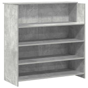 Banque d'accueil gris béton 200x50x103,5 cm V9524 Vetonek