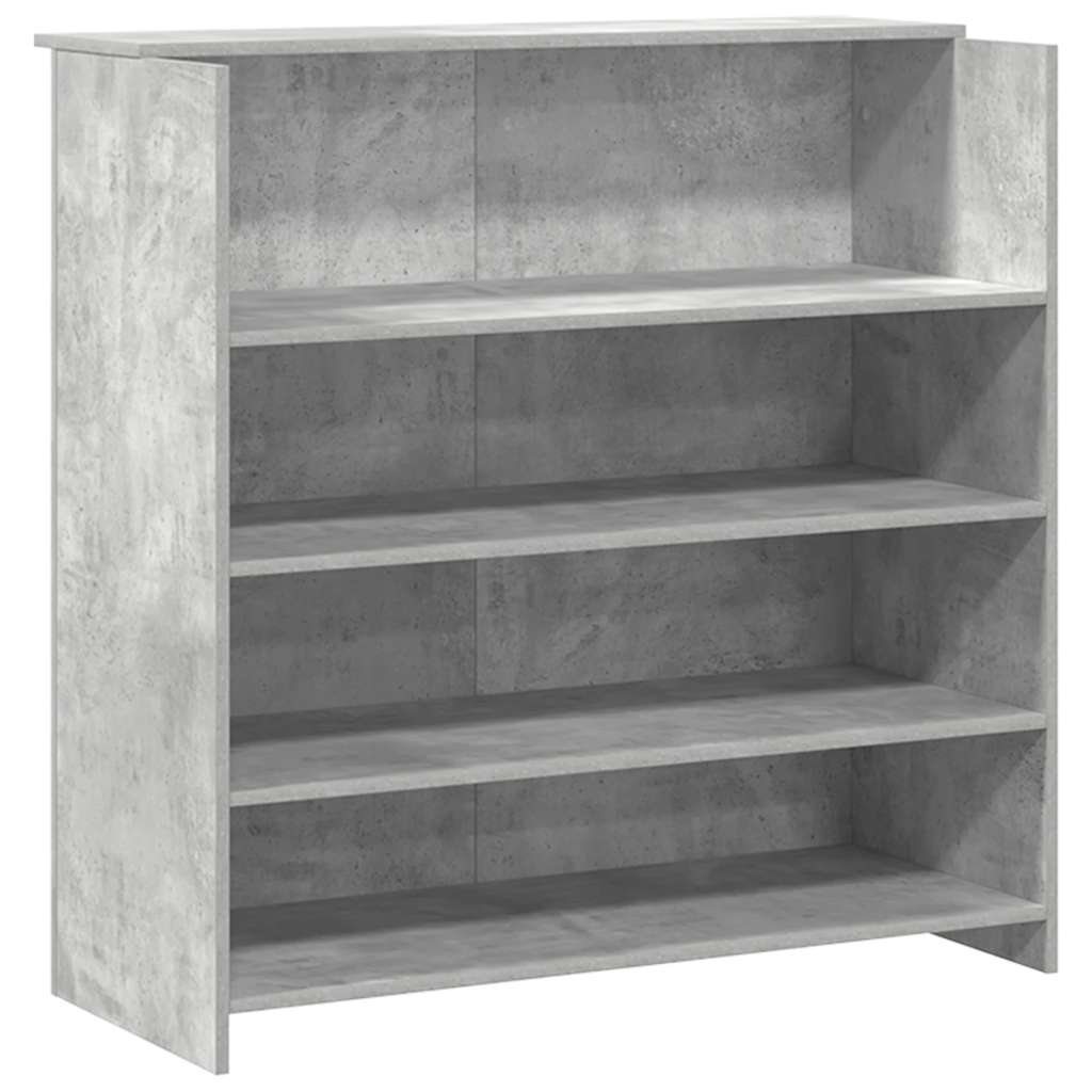 Banque d'accueil gris béton 200x50x103,5 cm V9524 Vetonek