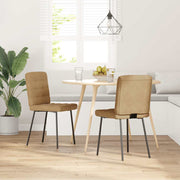 Sillas de comedor 2 unidades terciopelo marrón V2449 Vetonek