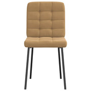 Sillas de comedor 2 unidades terciopelo marrón V2449 Vetonek