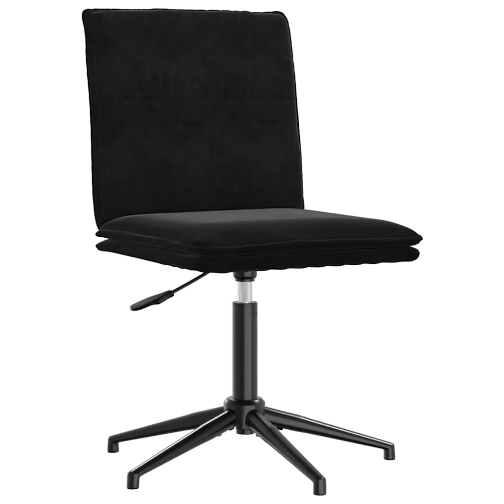 Vetonek Silla de comedor terciopelo negro