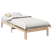 Estructura de cama sin colchón madera maciza de pino 90x200 cm v6942 Vetonek