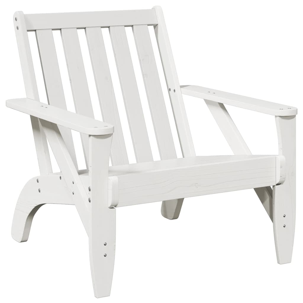 Sedie da giardino Adirondack 2 UDS White 75x77x77 cm