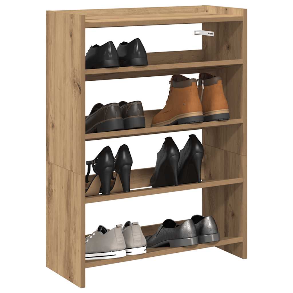 Vetonek Zapatero artesanal de madera contrachapada 80x25x61,5 cm