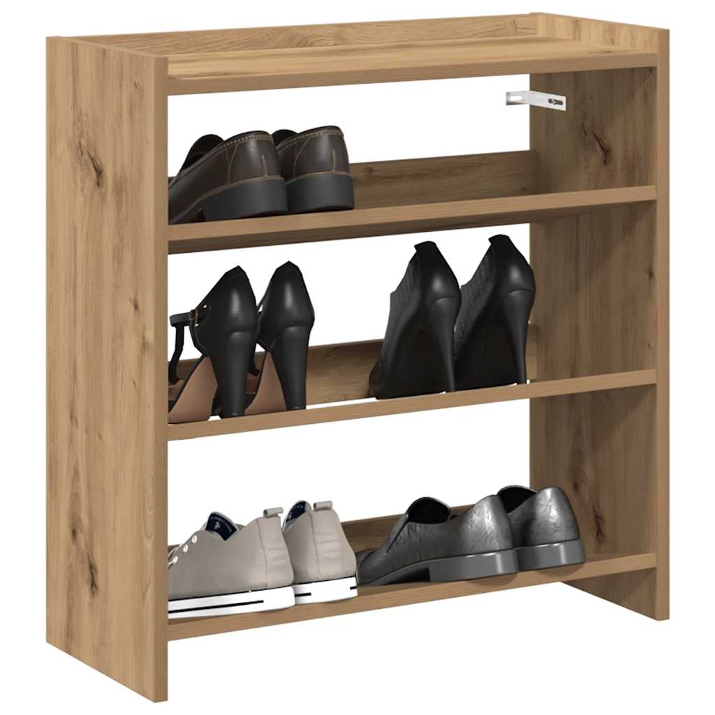 Zapatero artesanal de madera contrachapada 60x25x62 cm