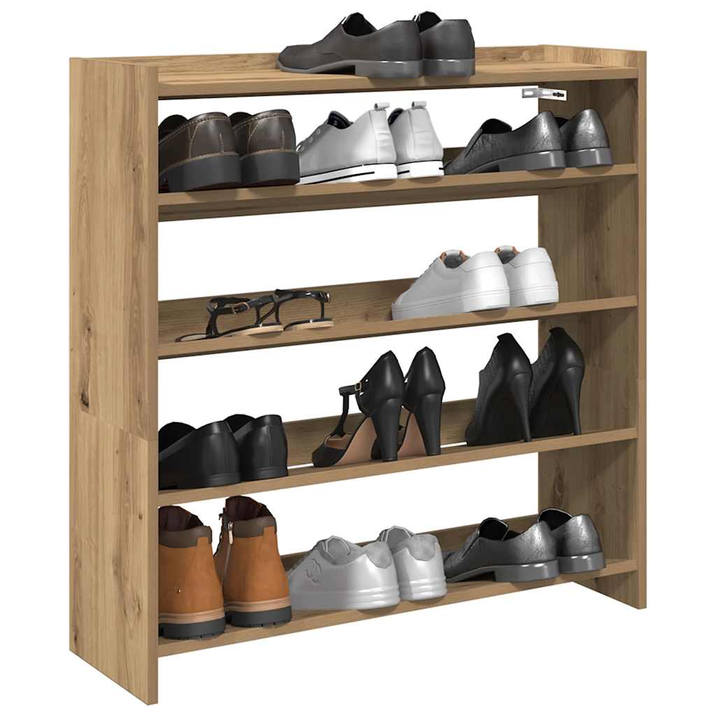 Zapatero artesanal de madera contrachapada 80x25x81 cm