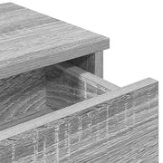 Prateleira com gavetas em contraplacado de carvalho fumado V9775 Vetonek