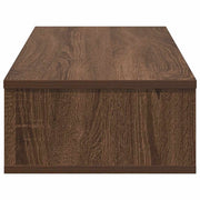 Etagère murale avec tiroirs contreplaqué de chêne brun V9874 Vetonek