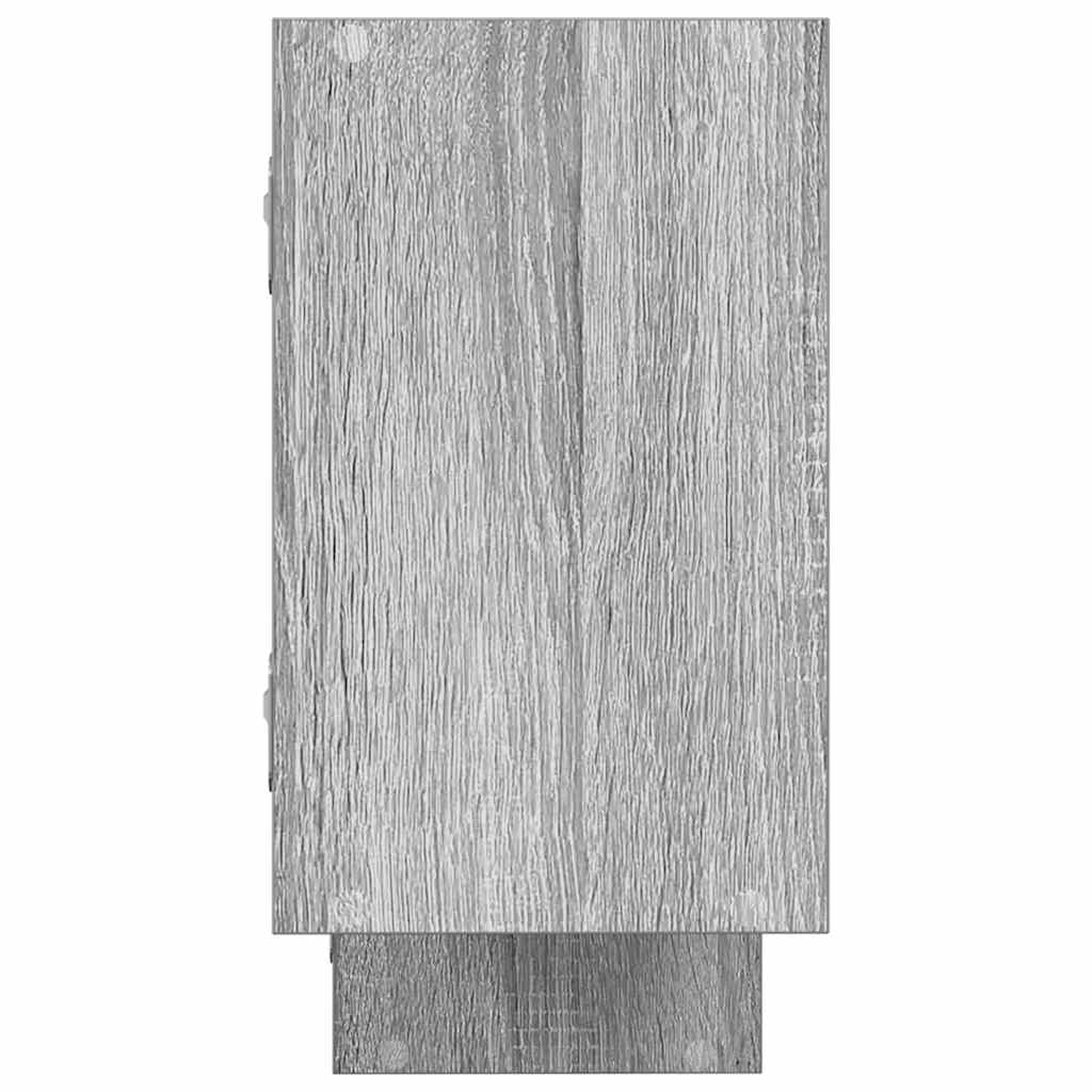 Estante cubo de pared 5 compartimentos madera gris Sonoma V0313 Vetonek