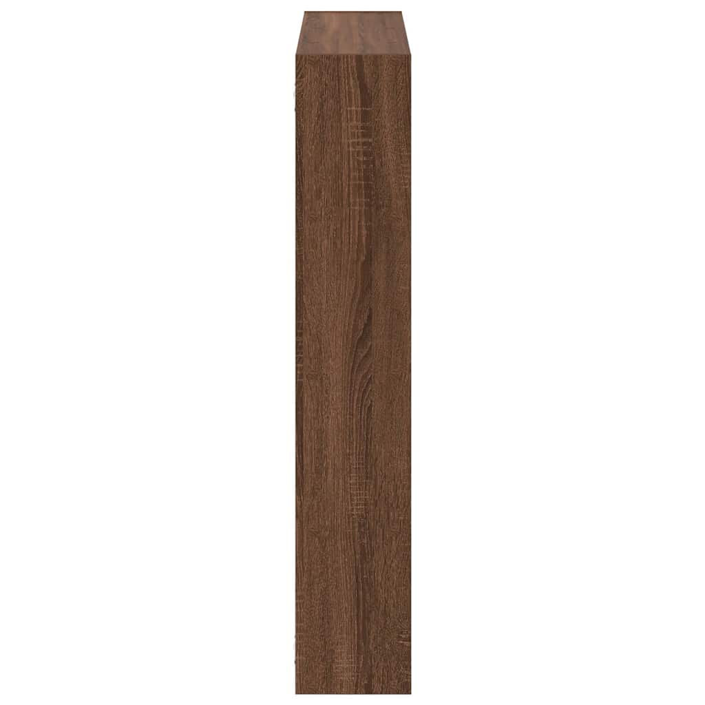 Estante cubo de pared 12 compartimentos madera roble marrón V0412 Vetonek