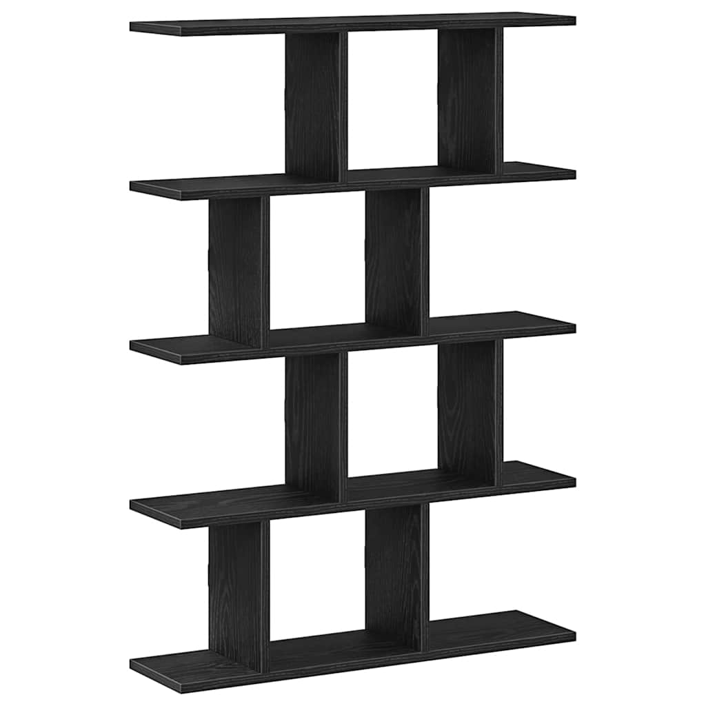 Vetonek Estante cubo de pared 12 compartimentos madera ingeniería negro