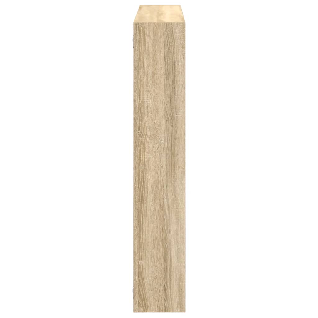 Estante cubo de pared 7 compartimentos madera roble sonoma v0559 - Vetonek